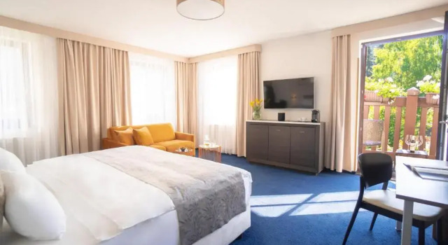 Двухместный номер Deluxe с балконом Hotel Savoy Špindlerův Mlýn