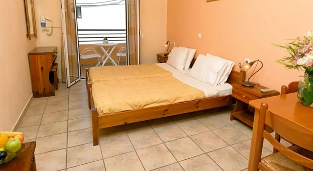 Апартаменты c 1 комнатой с балконом и с красивым видом из окна Argyro Apartments and Studios