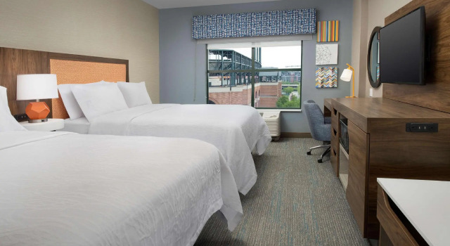 Четырёхместный номер Standard Hampton Inn Baltimore-Downtown-Convention Center