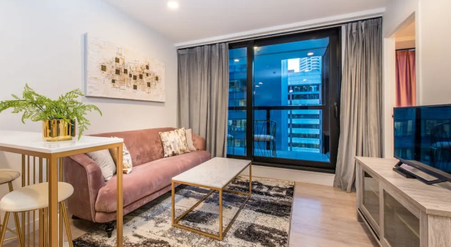 【JHT】BRAND NEW, 2 BRM,Stylish,Opposite to SkyTower, Rezerwuj Hotel Auckland 