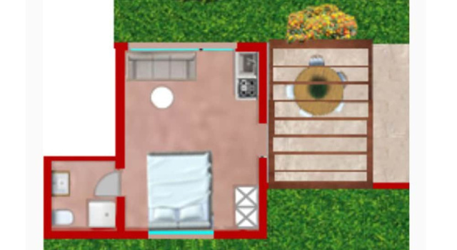 Студия Classic с видом на сад Residenze Uliveto - Rooms