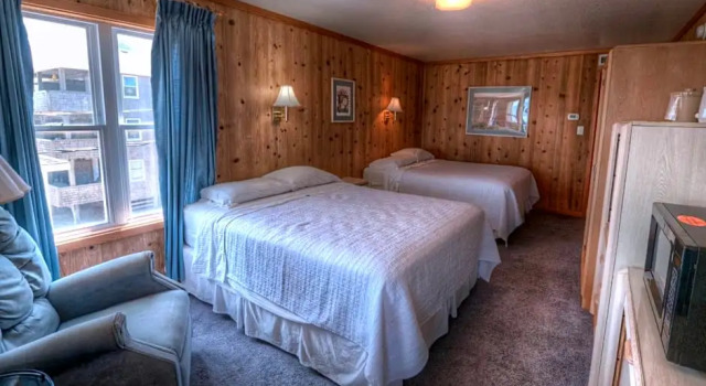 Четырёхместный номер Standard с видом на океан Outer Banks Motel