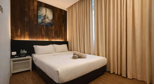 Двухместный номер Deluxe с видом на город Monaco Boutique Hotel Kampung Air