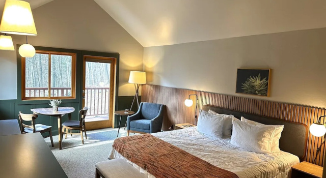 Двухместный номер Standard с красивым видом из окна Minnewaska Lodge