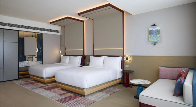Четырёхместный номер Deluxe Canopy By Hilton Shanghai Belfry Plaza