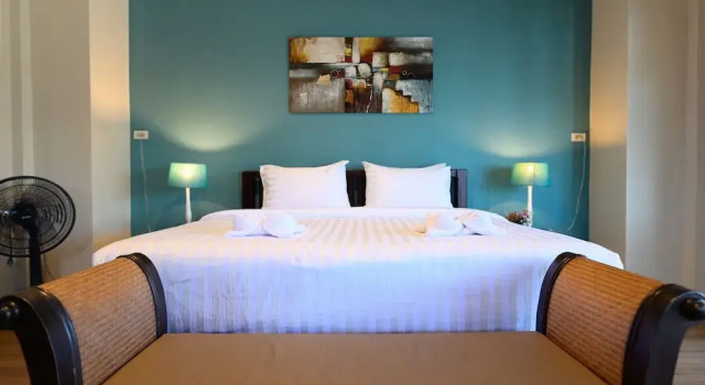Двухместное бунгало Deluxe с балконом Saphli Villa Beach Resort
