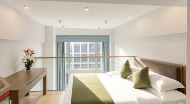 Двухместный семейный люкс Дуплекс Hanbi Purple City Hotel (Jindong District Government Store, Dayanhe Street Subway Station, Jinhua)
