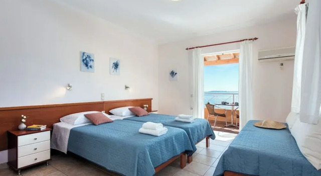 Студия Superior corfushell sea view apart hotel