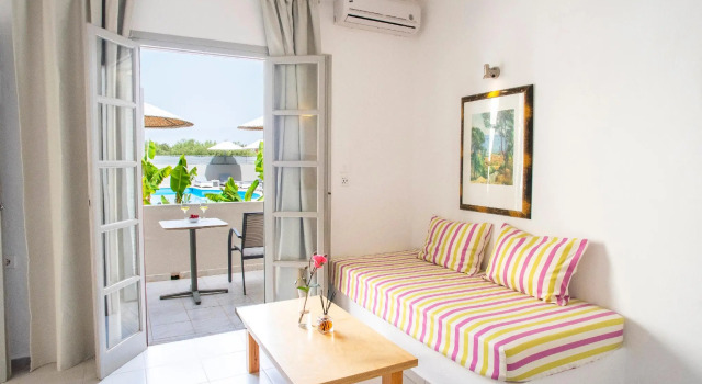 Люкс Цокольный этаж Elounda Garden Suites Heated Pool