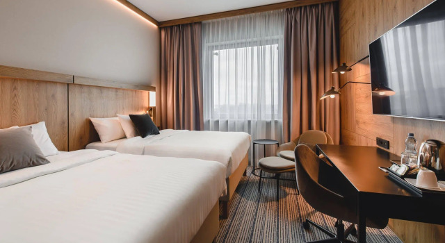 Двухместный номер Deluxe Courtyard by Marriott Warsaw Airport