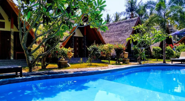 Бунгало Standard с красивым видом из окна Lucys Garden Hotel