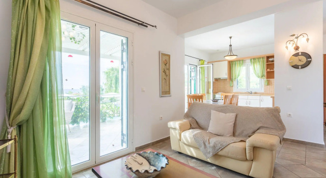 Villa Alexandra Large Private Pool Walk to Beach Sea Views A C Wifi Car Not Required Eco-frie - 1649, Rezerwuj Willa Kato Katelios Grecja