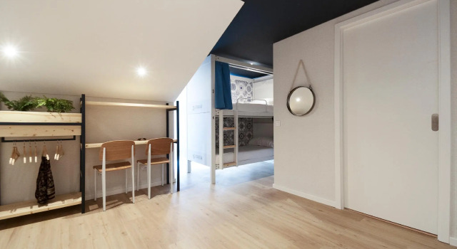 Кровать в общем номере The Central House Lisbon Baixa
