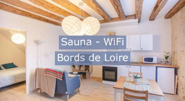 Апартаменты Nice getaway in Amboise and sauna in T2 near Royal Castle - "LE LÉONARD