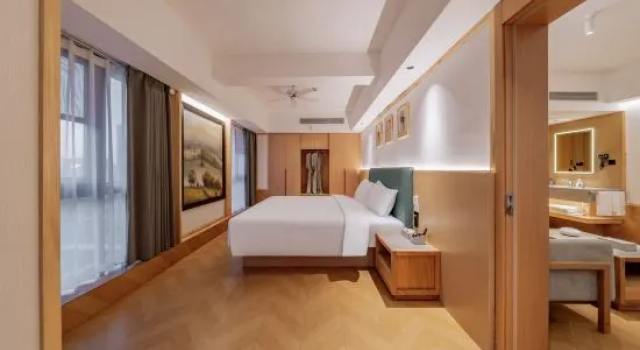 Двухместный люкс Washe Urban Homestay (Zhengdong MixC Provincial Government)