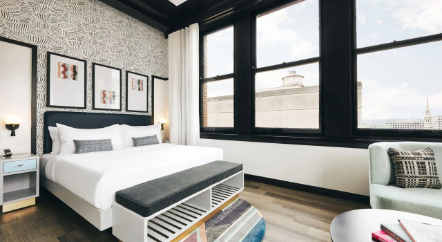 Двухместный номер Standard Kinley Cincinnati Downtown, a Tribute Portfolio Hotel
