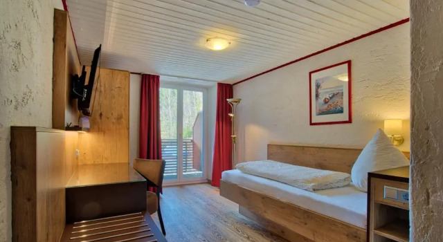 Одноместный номер Standard с балконом B&B am Steinbachtal - Natur und Wandern