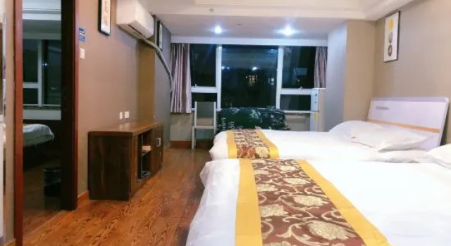 Люкс Deluxe с 2 комнатами Hangzhou Hongfei Hotel Apartment (East Railway Station West Plaza)