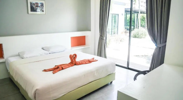 Вилла Deluxe с 3 комнатами с видом на бассейн Villa Navin Beach Resort