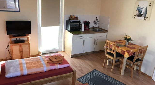 Двухместный номер Standard с балконом Abelia Pension & Ferienwohnungen