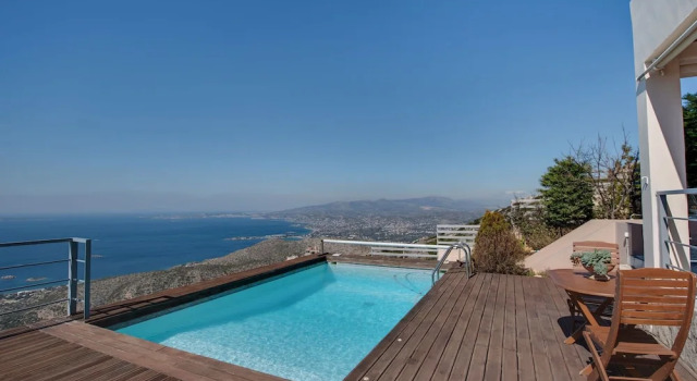Alluring Villa in Saronida With Swimming Pool and Sea View, Забронировать Вилла Виллы Сароникос, Вилла