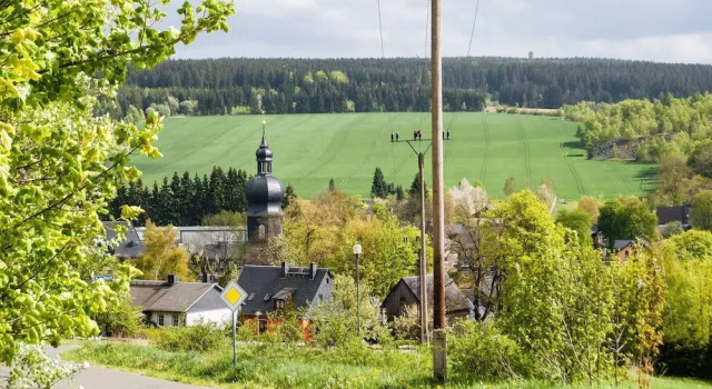 Коттедж Classic с 2 комнатами Holiday Home in Neustadt am Rennsteig With Pond