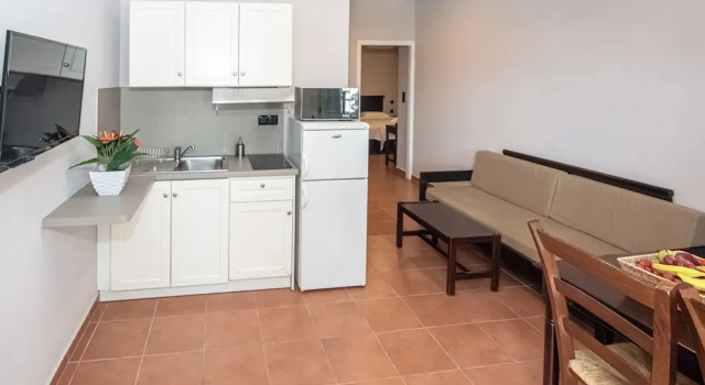 Апартаменты с 2 комнатами с балконом Talos Hotel Apartments