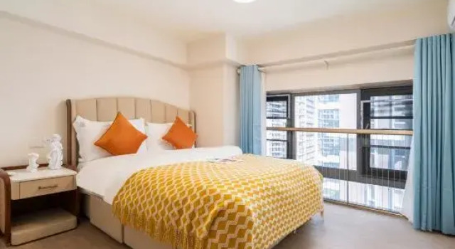 Люкс Luxury с 3 комнатами с видом на море Yiduo Scenic Apartment (Danzhou Ocean Flower Island)
