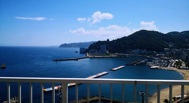 Номер Superior с видом на океан Atami Onsen Guest House Megumi 5 minutes walk from Atami Station