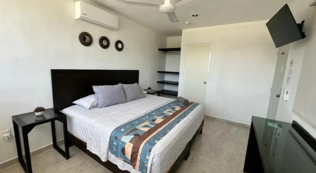 Двухместный номер Standard с балконом Hotel Las Palmas Puerto Morelos