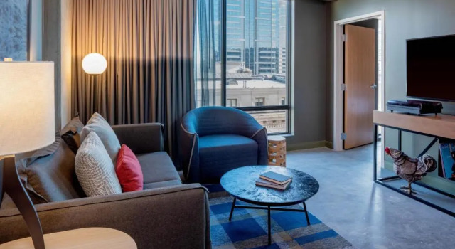 Двухместный люкс c 1 комнатой Hyatt Centric Downtown Portland