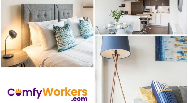 Апартаменты Contractor Apartment & Private Parking & Central Stevenage by Comfy Workers
