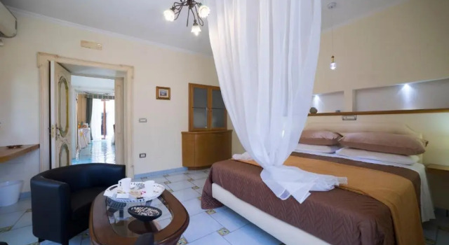 Люкс с видом на сад B&B O Sole Mio