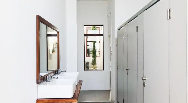 Кровать в общем номере Laé Hostel