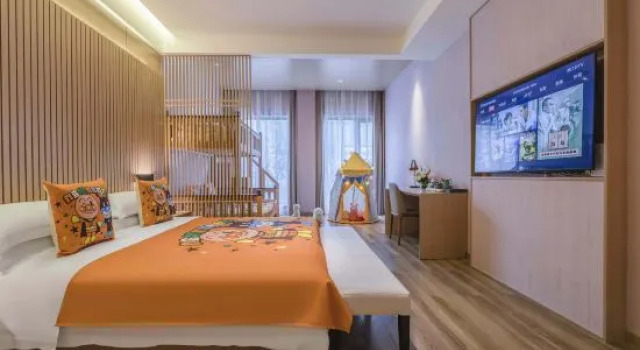 Семейный тент с видом на сад Morland Hotel (Ningbo Chunxiao Ten thousand beach )