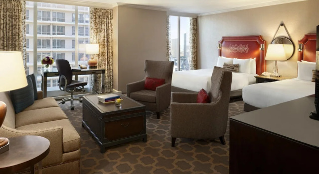 Четырёхместный полулюкс с видом на город Fairmont Dallas