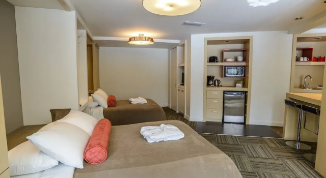 Suite cu vedere la râu Bow View Lodge