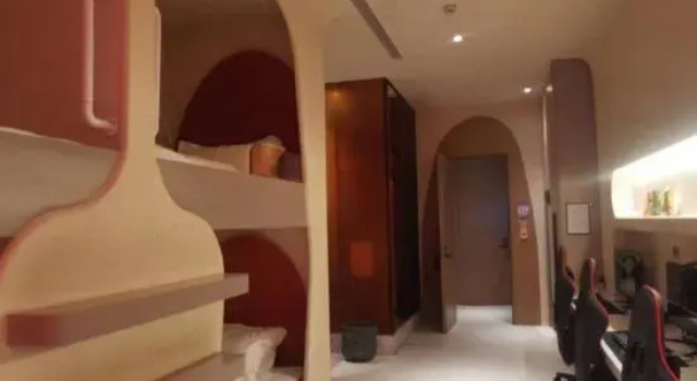 Кровать в общем номере Ant Stars E-sports Hotel (Hongqiao Airport)