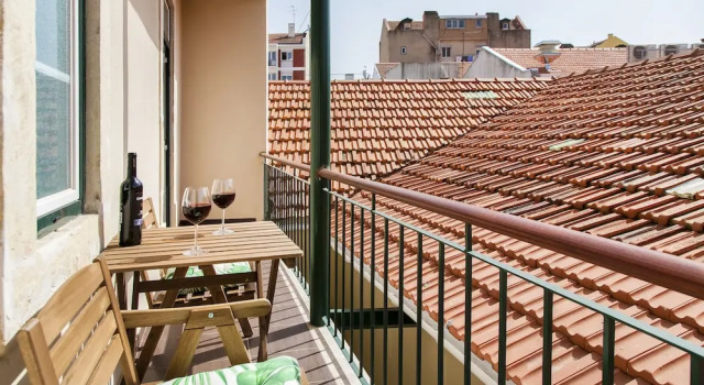 Апартаменты с 3 комнатами My Graça Flat in Lisbon