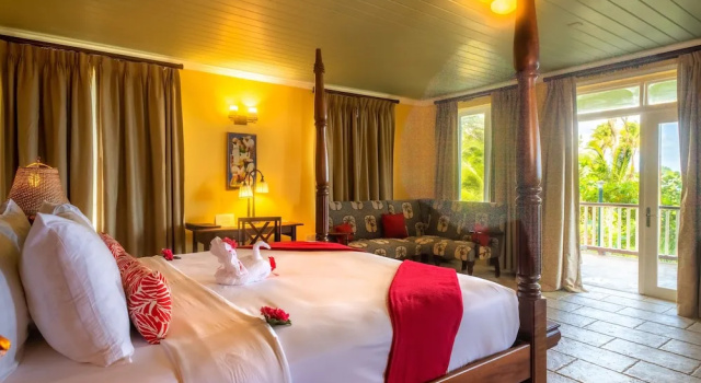 Двухместный номер Premium с балконом и с видом на океан Rosalie Bay Eco Resort & Spa