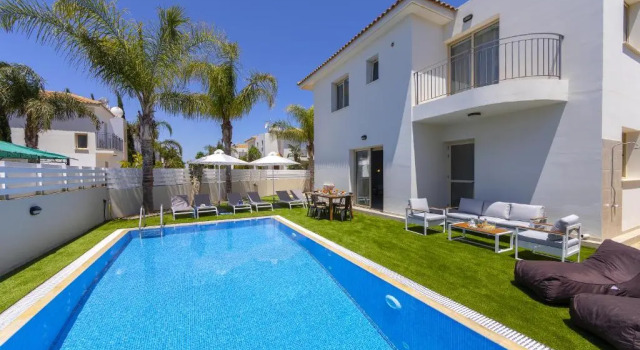 Protaras Palm Villa 54, Rezervovat Vila Hotely v Protaras s bazénem, poblíž Pernera P Beach, Bazén