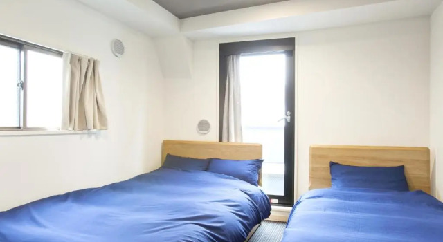 Трёхместный номер с балконом Hotel Cocoro Inn Asakusa Kuramae