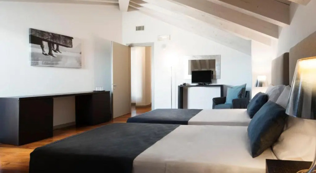 Семейный номер Deluxe с видом на озеро Hotel Del Porto