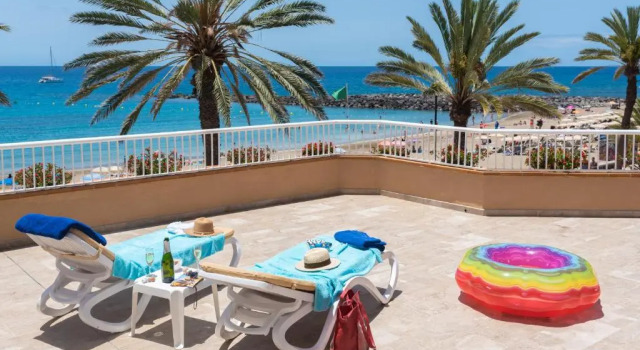 Апартаменты Superior с 3 комнатами с видом на море Apartamentos Vista Sur