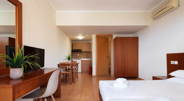 Студия Standard с видом на сад Dia Apartments