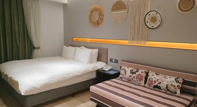 Двухместный номер Standard Hotel Hayata Lagom 泊思紅柴居