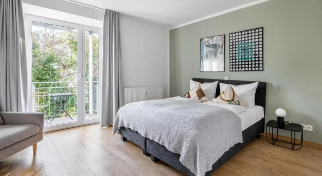 Люкс с 2 комнатами Limehome Augsburg Pilgerhausstraße