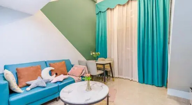 Двухместный люкс Дуплекс с видом на город Mengsiyuan Apartment