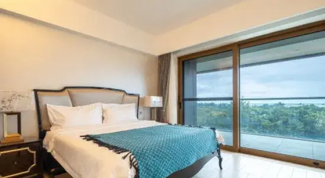 Люкс Deluxe с 3 комнатами с видом на море Haitang Bay Hongtai Seaview Holiday Apartment