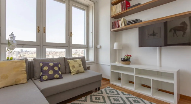 Biancamano Skyline View - 13th Floor 1 bdr With Balcony in Moscova Sempione, Забронировать Апартаменты/квартира Апартаменты Милана, рядом с Театр Стрелера, Апартаменты/квартира